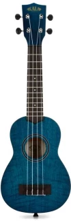 Kala KA-SEMB Exotic Mahogany Soprano - Blue Satin