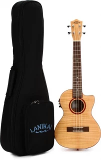 Lanikai FM-CET Flame Maple with Cutaway & Electronics - Tenor