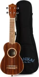 MA-EBU Mahogany Ukulele with Electronics - Bass vs ACST-S Acacia Soprano Ukulele - Natural