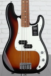 Fender Player Precision Bass - 3-Tone Sunburst with Pau Ferro Fingerboard