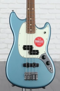 Fender Special Edition Mustang PJ Bass - Tidepool with Pau Ferro Fingerboard - Sweetwater Exclusive in the USA