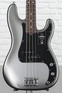 Fender American Professional II Precision Bass - Mercury with Rosewood Fingerboard