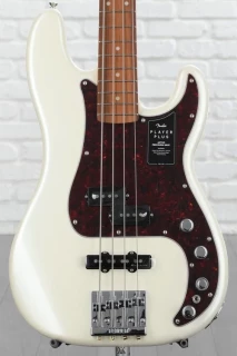 Fender Player Plus Active Precision Bass - Olympic Pearl with Pau Ferro Fingerboard