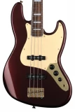 Squier 40th Anniversary Gold Edition Jazz Bass - Ruby Red Metallic