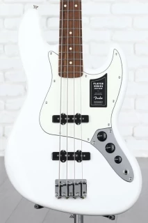 Fender Player Jazz Bass - Polar White with Pau Ferro Fingerboard