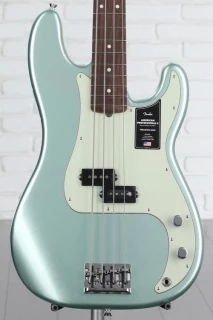 Fender American Professional II Precision Bass - Mystic Surf Green with Rosewood Fingerboard