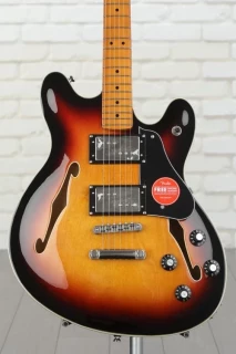 Squier Classic Vibe Starcaster Semi-hollowbody - 3-tone Sunburst