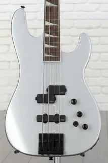 Jackson X Series Signature David Ellefson 30th Anniversary Concert Bass CBX IV - Quicksilver with Laurel Fingerboard