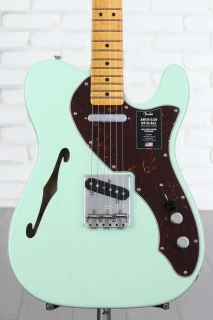 Fender American Original '60s Telecaster Thinline Semi-hollowbody Guitar - Surf Green