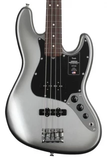 Fender American Professional II Jazz Bass - Mercury with Rosewood Fingerboard