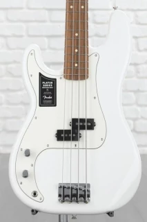 Fender Player Precision Bass Left-handed - Polar White with Pau Ferro Fingerboard