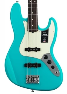 Fender American Professional II Jazz Bass - Miami Blue with Rosewood Fingerboard