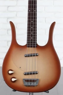 Danelectro Longhorn, Left-handed - Copper Burst