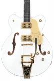 Gretsch G6636T Players Edition Falcon Center Block Semi-hollowbody - White, Bigsby Tailpiece