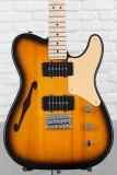 Squier Paranormal Cabronita Telecaster Thinline - 2-Color Sunburst with Gold Anodized P