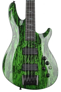 Schecter C-4 Bass Silver Mountain - Toxic Venom