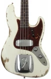Fender Custom Shop 1961 Time Machine Heavy Relic Jazz Bass - Aged Olympic White