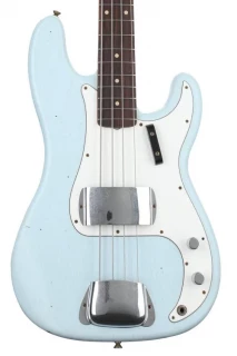 Fender Custom Shop 1962 Precision Bass, Journeyman Relic - Sonic Blue with Rosewood Fingerboard