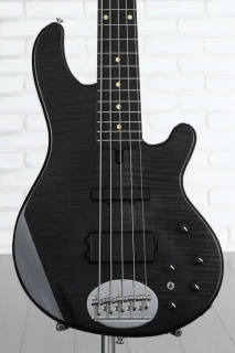 Lakland Skyline 55-02 Deluxe - Transparent Black - Sweetwater Exclusive