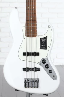 Fender Player Jazz Bass V - Polar White with Pau Ferro Fingerboard