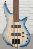 Jackson Pro Series Spectra Bass SB V Poplar Burl - Blue Burst