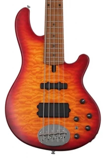 Lakland Skyline 55-02 Deluxe - Satin Cherryburst with Roasted Maple Fingerboard