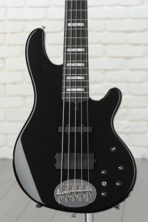 Lakland Skyline 55-02 Custom - Black Sparkle with Ebony Fingerboard