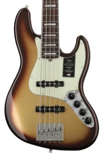 Fender American Ultra Jazz Bass V - Mocha Burst with Rosewood Fingerboard