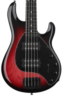 Ernie Ball Music Man StingRay Special 5 HH - Raspberry Burst with Ebony Fingerboard