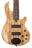 Lakland Skyline 55-01 Deluxe Spalted Maple - Natural with Indian Laurel Fingerboard and Black Hardware