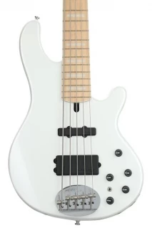 Lakland Skyline 55-02 Custom - Pure White with Maple Fingerboard