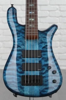 Spector USA NS-5XL - Black And Blue Gloss