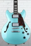 D'Angelico Premier Mini DC - Ocean Turquoise with Stopbar Tailpiece