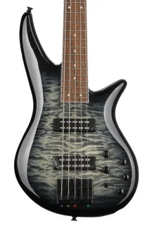 Jackson X Series Spectra Bass SBXQ V - Transparent Black Burst