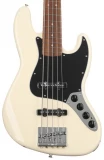 Fender Deluxe Active J Bass V - Olympic White with Pau Ferro Fingerboard