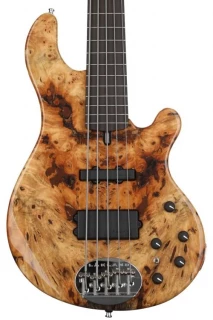 Lakland USA 55-94 Deluxe Buckeye Burl - Natural with Ebony Fingerboard