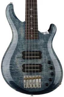 PRS Grainger 5-String - Faded Whale Blue 10-Top with Rosewood Fingerboard