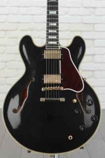 Gibson Custom 1959 ES-355 Reissue Stop Bar Semi-hollow - Murphy Lab Ultra Light Aged Ebony