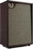 V212-VB 60-watt 2 x 12-inch Compact Vertical Extension Speaker Cabinet - Brown
