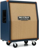 Rectifier Vertical 2x12" 120-watt Angled Extension Cabinet - Blue Bronco with Tan Grille