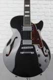 D'Angelico Premier SS - Black Flake with Stopbar Tailpiece