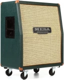 Rectifier Vertical 2x12" 120-watt Angled Extension Cabinet - Emerald Green with Wicker Grille