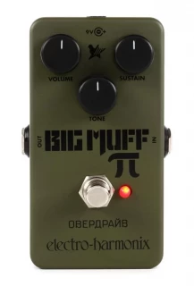 Green Russian Big Muff Pi Fuzz Pedal