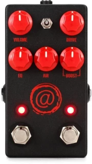AT (Andy Timmons) Drive V2 Pedal - Black with Red Logo - Sweetwater Exclusive