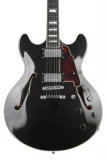 D'Angelico Premier DC - Black Flake with Stopbar Tailpiece