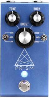 PRISM Boost, Buffer, and EQ Pedal - Anodized Blue