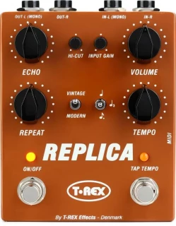 Replica Stereo Delay Pedal with Tap Tempo