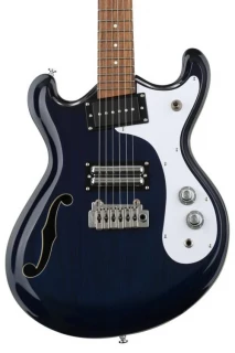 Danelectro 66T Semi-Hollow - Transparent Blue