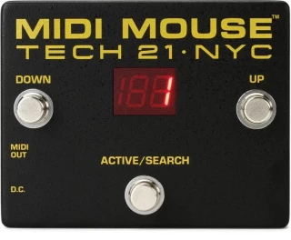 MIDI Mouse 3-button MIDI Foot Controller