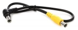 DC12 Angled to Straight Power Connector Cable - 12"